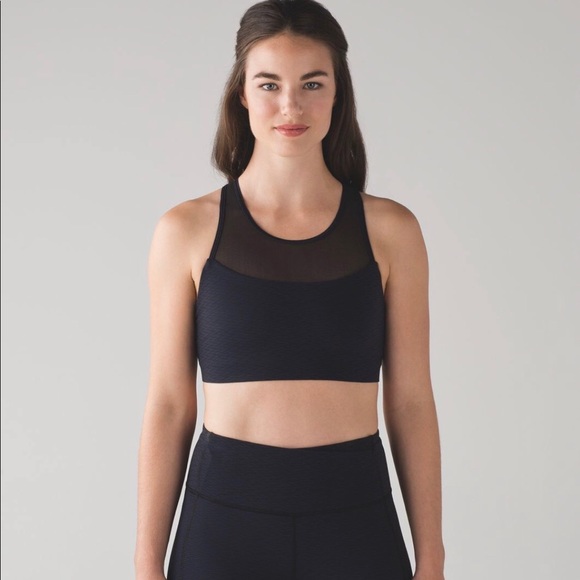 Lululemon size 2 sports bra navy and black - Picture 2 of 5